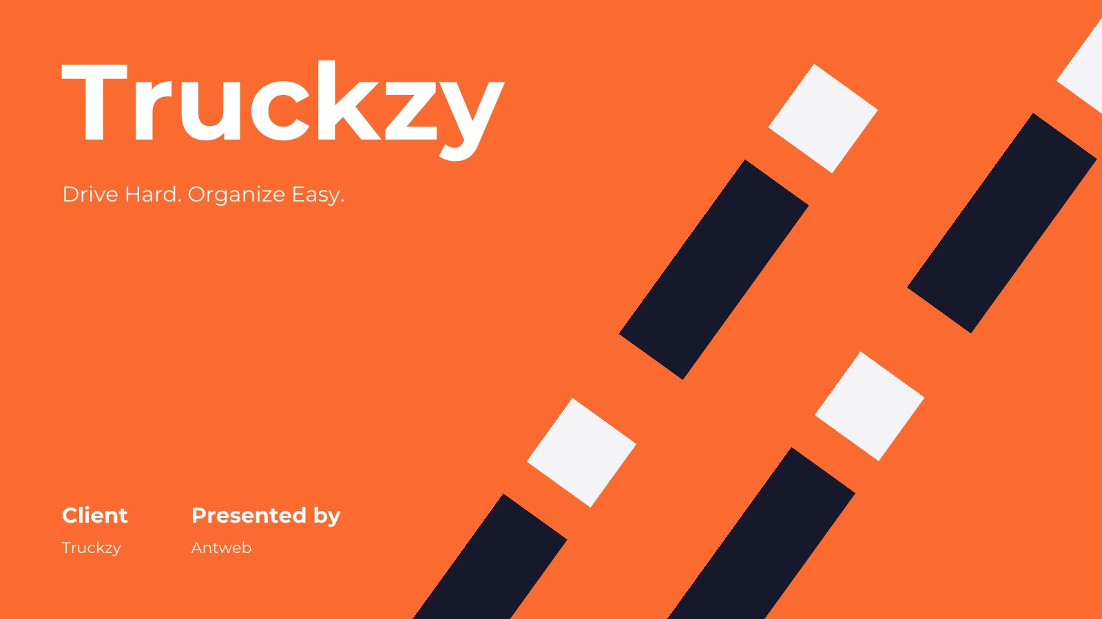 Truckzy brand development case study cover